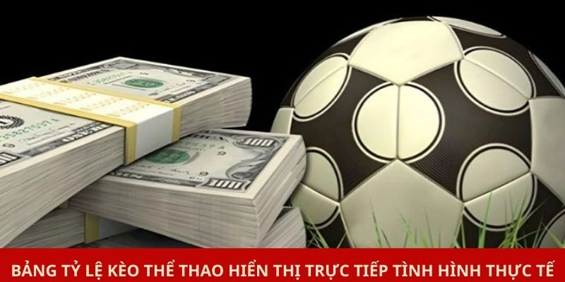Bảng tỷ lệ kèo thể thao hiển thị trực tiếp tình hình thực tế